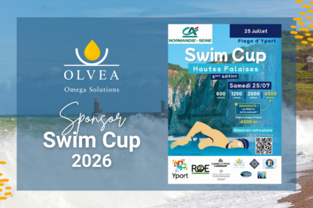 O2S partenaire de la Swim Cup Hautes Falaises 2026 à Yport